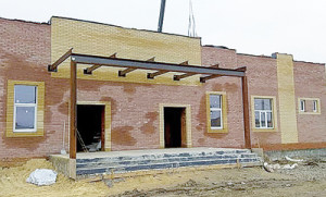 Строительство ДК в ст. Ольгинской.