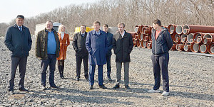 В.И. Борзенко с рабочей поездкой.