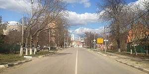 Улица Советская в городе Аксае.