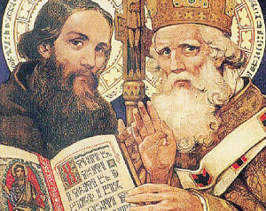 Кирилл и Мефодий – основоположники славянской письменности.