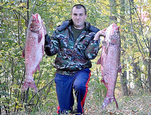 А.В. Плужников – рыбак со стажем.