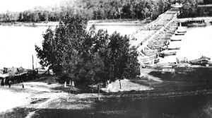 Аксайская переправа через Дон. 1880 год.