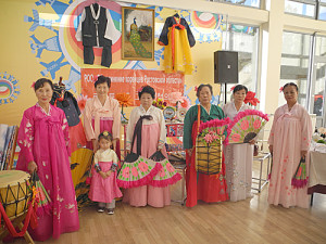 Коллектив ансамбля «Ариран».