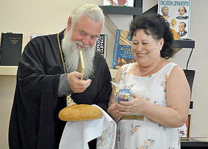 Благочинный Аксайского округа протоиерей Геннадий Макаренко с супругой Тамарой Владимировной.