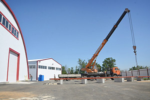 Строительство комплекса.