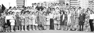 Участники III конференции женщин СССР. Москва, 1973 год.