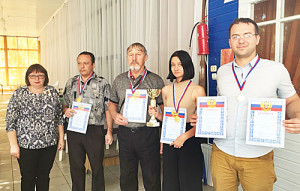 Команда аксайских шахматистов.