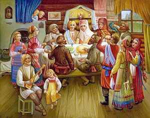 Свадьба на Руси.