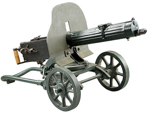 Станковый пулемет Максим образца 1910 года.